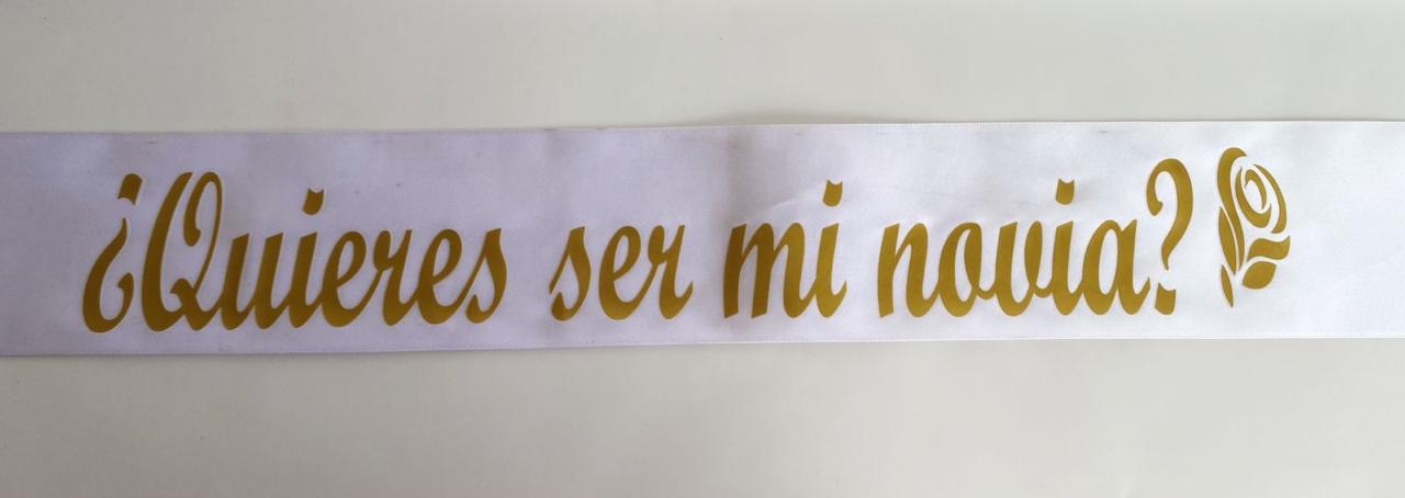 Listón: ¿Quieres ser mi novia? - Lila